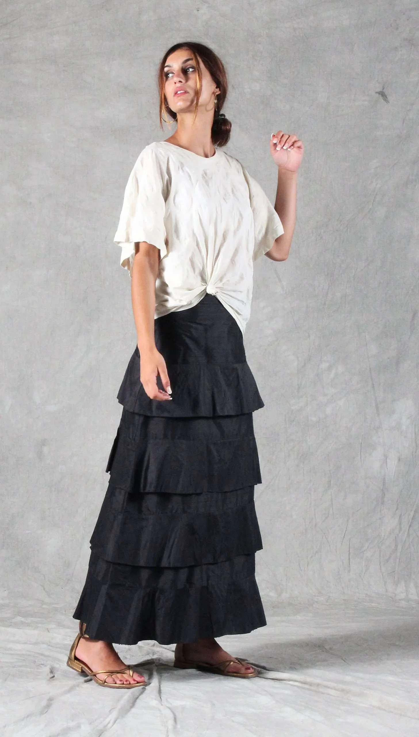 ruffled skirt pdf sewing pattern