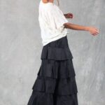maxi skirt pdf sewing pattern