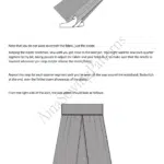 PAPILLONE women’s midi skirt sewing pattern, high-waisted black flared skirt with box pleats styled alongside a loose white blouse.