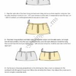 FOYS sewing pattern: fOYS evening dress sewing pattern instruction page, with diagrams for joining bodice lining, sewing the back waist seam and clipping seam allowances.