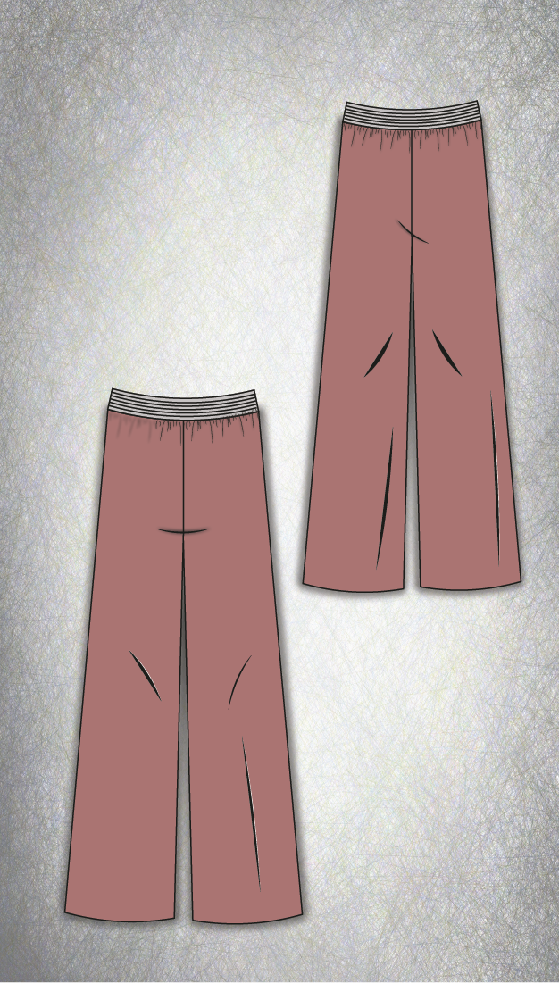 Wide Waistband Pantie Size XS to 4XL PDF Sewing Pattern 