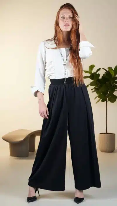 Schnittmuster für Hose mit weitem Bein GAZELLE – PDF