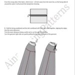 LOUISE circle skirt sewing pattern: PDF pattern cover presenting the overall clothing design and its recognisable silhouette.