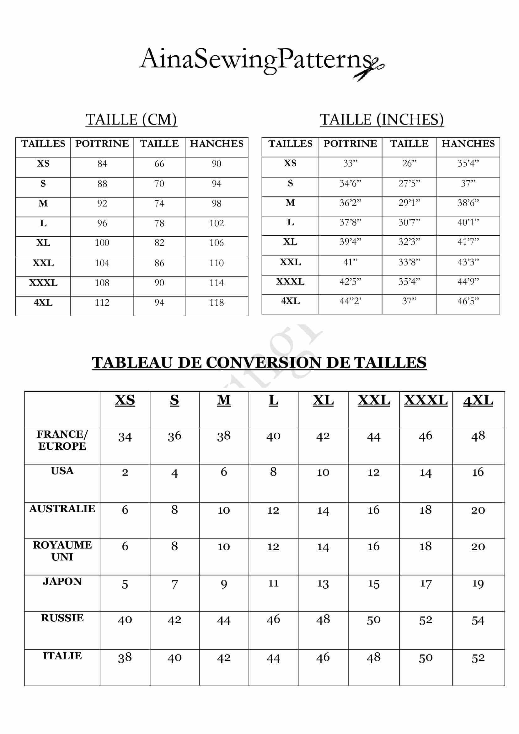 Guide Des Tailles AinaSewingPatterns guide-des-tailles-ainasewingpatterns