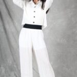 Patron de couture PDF pantalon femme AERIEN à taille élastiquée: pantalon confortable au style décontracté pour une garde-robe cousue main; une création de couture au style facile à porter.
