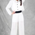 Patron de couture PDF pantalon femme AERIEN à taille élastiquée: pantalon confortable au style décontracté pour une garde-robe cousue main; une alternative décontractée au pantalon habillé.