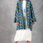 BLOMYS Japanese-sleeve coat sewing pattern for women — garment photograph from the pattern gallery, showing another presentation of the handmade design.
