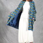 BLOMYS Japanese-sleeve coat sewing pattern for women — garment photograph from the pattern gallery, showing another presentation of the handmade design.