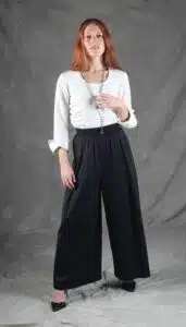 Wide Leg Pants Sewing Pattern GAZELLE – PDF
