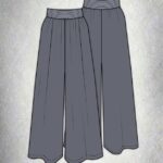 Patron pantalon large GAZELLE – PDF