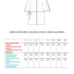 COSMOS batwing-sleeve tunic sewing pattern: the elbow-length loose sleeves frame the relaxed body. The garment combines simple construction and a fluid shape.
