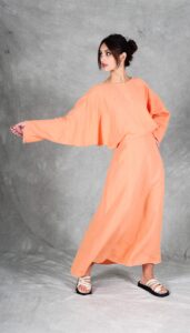 Batwing Sleeve Dress Sewing Pattern LOVY – PDF