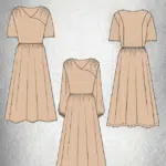 VALENCE women’s dress PDF sewing pattern — pattern cover image introducing the sewing design.
