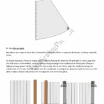 Instructional page illustrating two steps for sewing a skirt. Step A shows aligning pattern pieces, sewing them together, and ironing seams. Step B explains creating a box pleat using a diagram: fold the fabric according to the pattern, place cardboard underneath, fold again, and iron to set pleats.