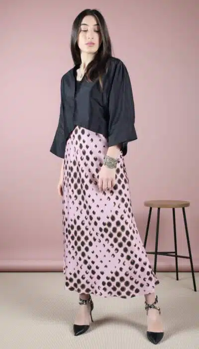 Women’s Bias-Cut Skirt Pattern -Lorena