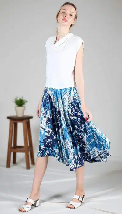 Asymmetric Skirt Pattern - Tila