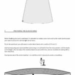 LORENA skirt sewing instructions: illustrated diagram of the elastic waistband and skirt preparation.