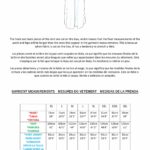 LORENA bias-cut skirt pattern: finished garment measurement chart with a technical drawing of the skirt.