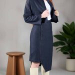 JANYS asymmetrical pencil skirt sewing pattern: product presentation showing the garment silhouette and the distinguishing features of its cut.