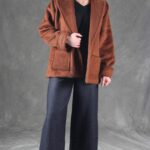 STELLA easy jacket sewing pattern for women, featuring a lapel collar and a relaxed fit.