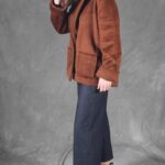 STELLA women’s lapel jacket sewing pattern, designed with a modern loose fit.