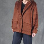 Casual women’s jacket sewing pattern STELLA with lapels and an easy straight shape.