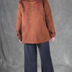 STELLA loose jacket sewing pattern for women, with classic lapels and a straight cut.