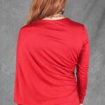 ALICIA sewing pattern for a long fitted dress, with side ruching and a fluid draped detail.