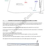 Women’s LE SILENCE DU VENT trouser sewing pattern with a draped skirt panel layered over wide legs, design presentation.