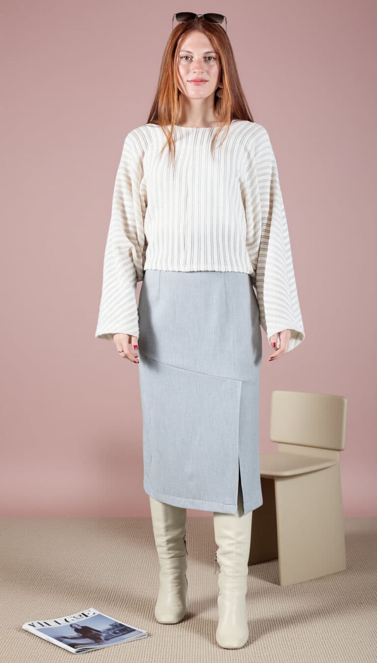 Midi Women Pencil Skirt Pattern -Grace