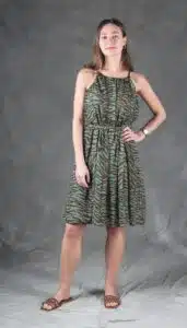 Gathered Dress Sewing Pattern SUZY – PDF