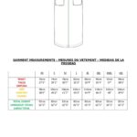 Technical drawing and finished garment measurements for the CHARLIZE midi skirt sewing pattern with patch pockets.