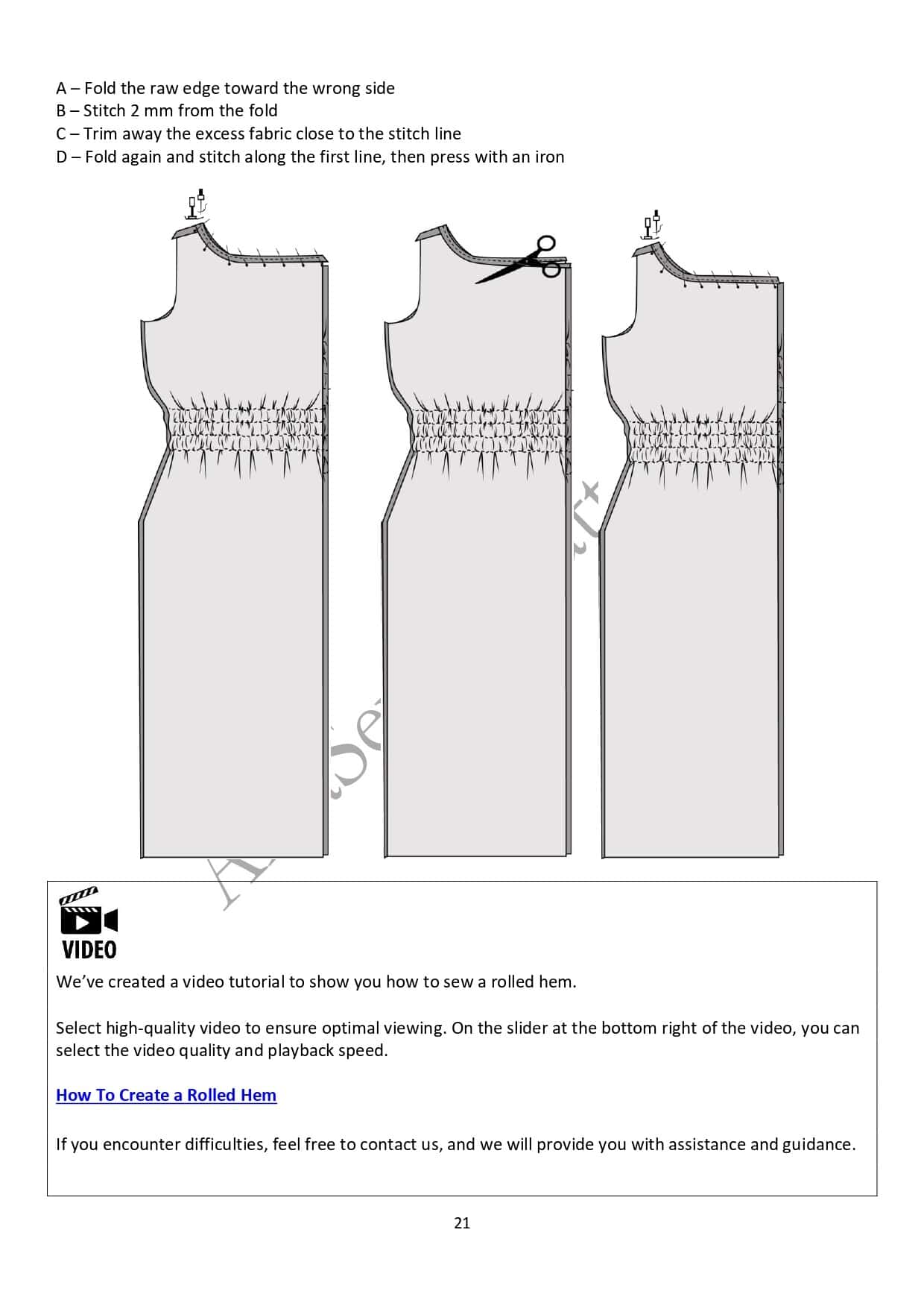 simple a line dress sewing pattern Cyrilla main image 0