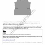 AGATHE blouse sewing pattern instructions: illustrated bodice diagram and assembly notes from the sewing guide.