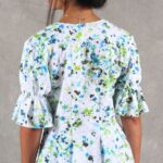 Peplum Blouse Sewing Pattern LIMA – PDF