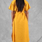 Patron de robe caftan d’été pour femme – vue arrière du design PDF long avec manches kimono