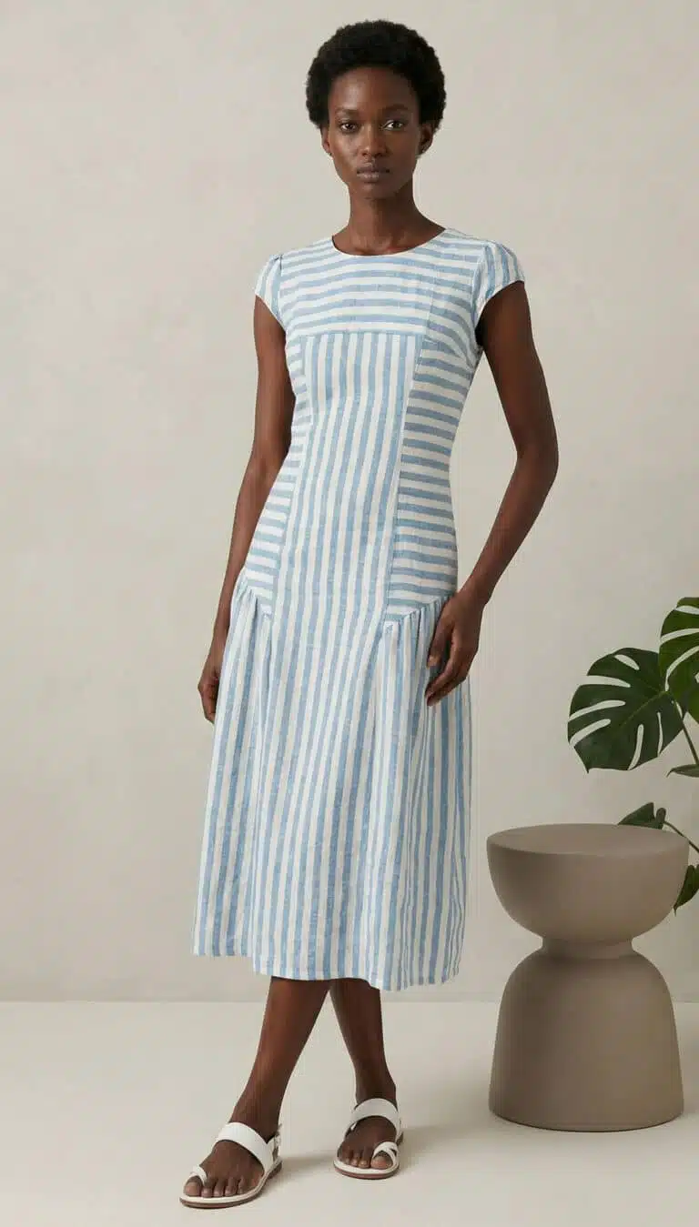 cap sleeve dress sewing pattern - Bella - 03 bis
