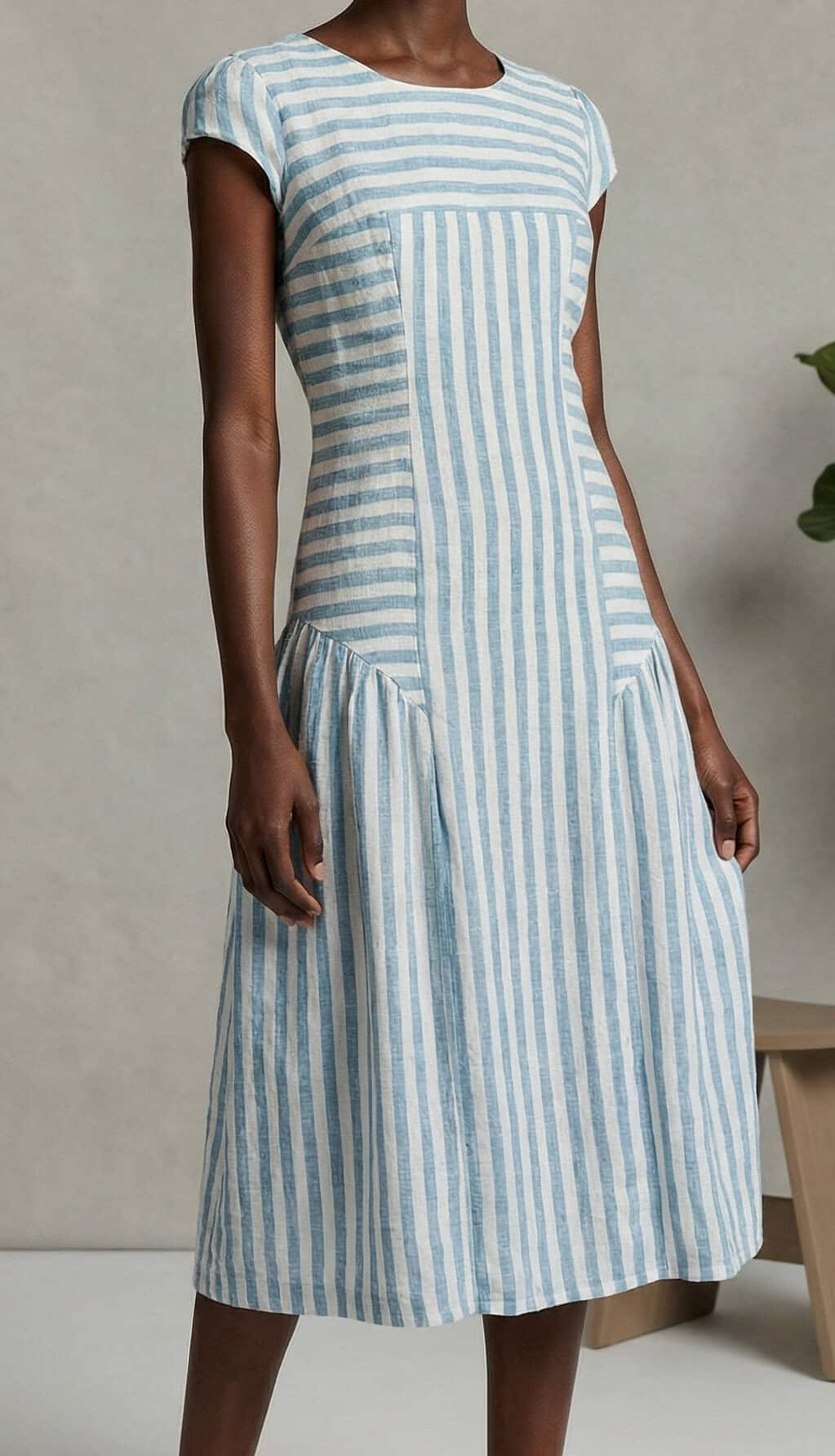 Cap Sleeve Dress Sewing Pattern | AinaSewingPatterns