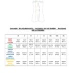Patrón de costura del pantalón acampanado AUDE — pantalón acampanado terminado que muestra la forma amplia de las perneras. El contraste entre cintura definida y perneras acampanadas caracteriza el diseño.