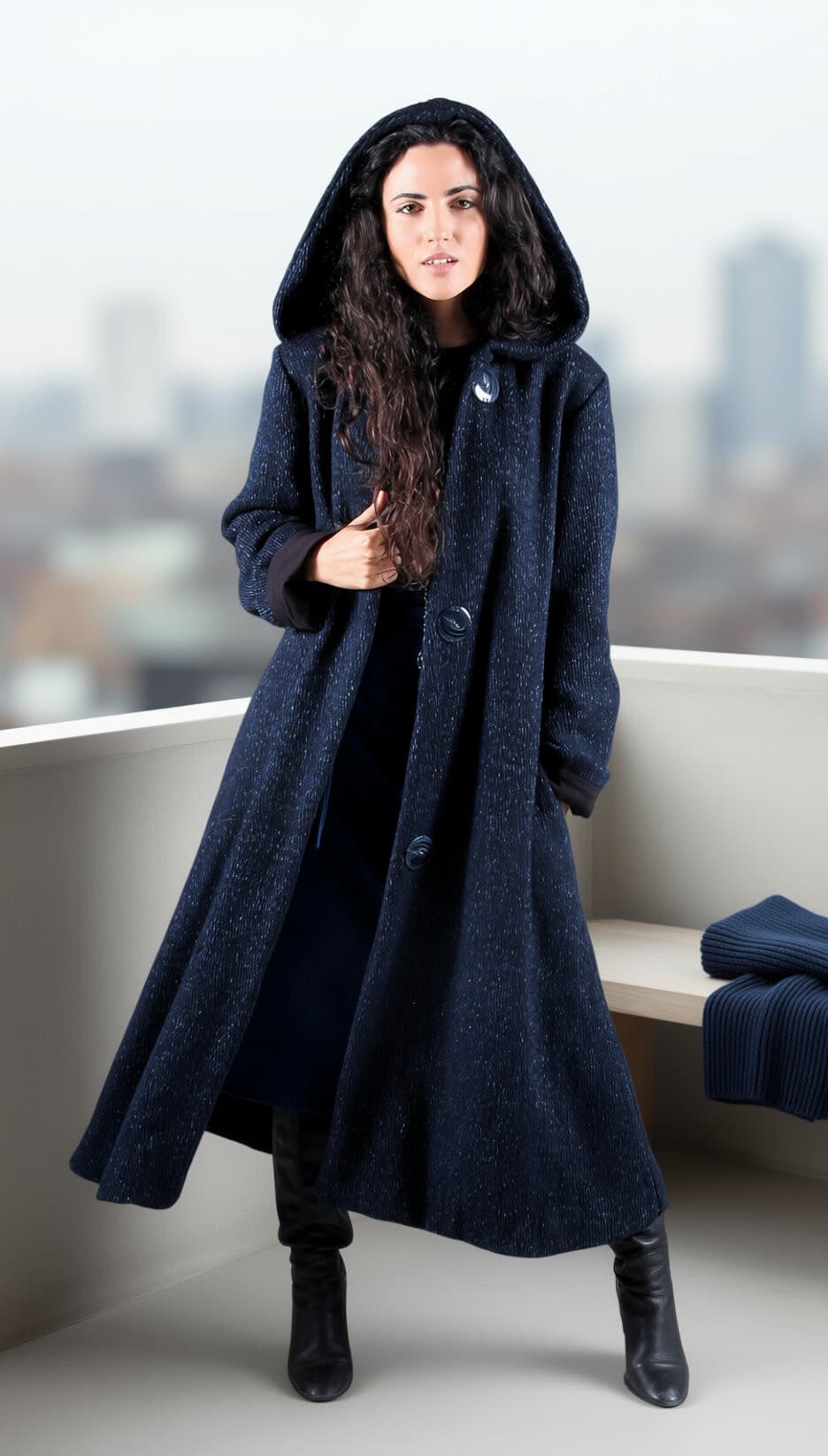 Coat Pattern with Hood | AinaSewingPatterns