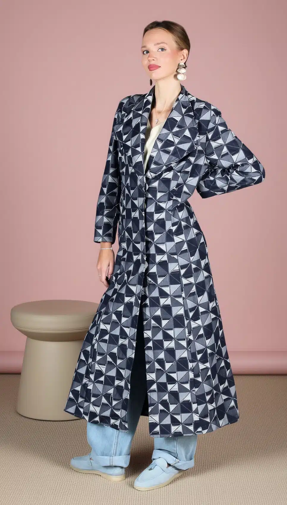 PERSEPHONE long coat PDF sewing pattern