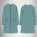 Patron manteau à épaules tombantes GRAND AIR – PDF