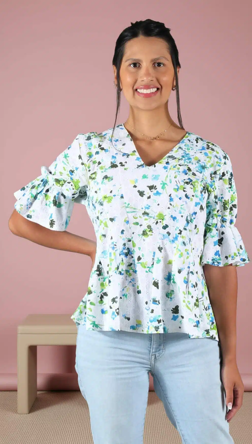 LIMA peplum blouse sewing pattern