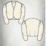 Bolero Jacket Sewing Pattern GINA – PDF