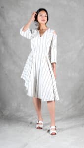 Asymmetrical Summer Dress Sewing Pattern SOFIA – PDF