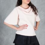Elegant Cowl Neck Top Sewing Pattern DEA – PDF