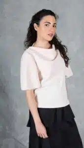 Elegant Cowl Neck Top Sewing Pattern DEA – PDF