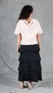 Elegant Cowl Neck Top Sewing Pattern DEA – PDF