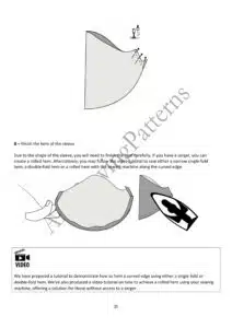 Elegant Cowl Neck Top Sewing Pattern DEA – PDF