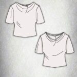 Elegant Cowl Neck Top Sewing Pattern DEA – PDF